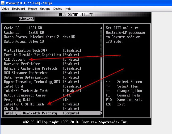 The Role of CPU C States